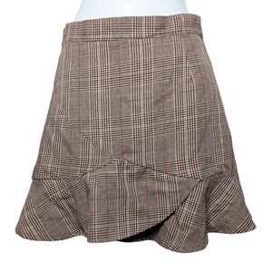 Juniors Size Medium Mini Skirt Plaid Preppy Light Dark Academia Y2K Coquette